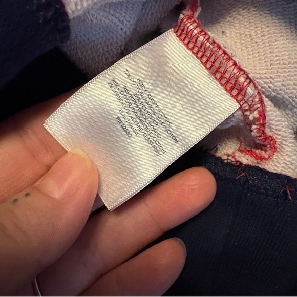 Lands’ End Hoodie Sweatshirt Womens 1X 16W-18W Plaid Colorblock Serious Sweats - Picture 8 of 10